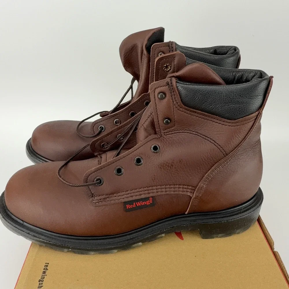 Red Wing 606 Supersole 2.0 6 inch Soft Toe Boot Mens 10.5 H NIB